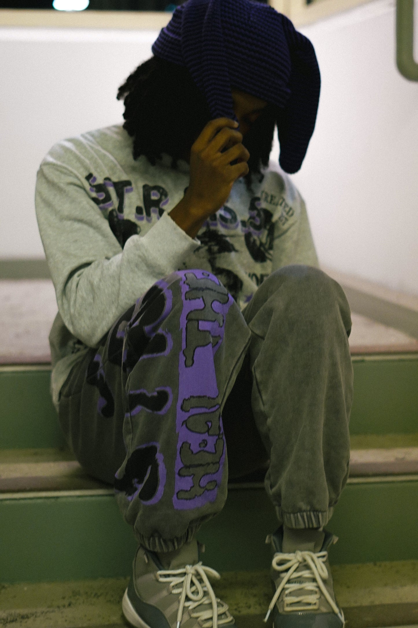 STRESS ‘Heal the World’ Sweatpants