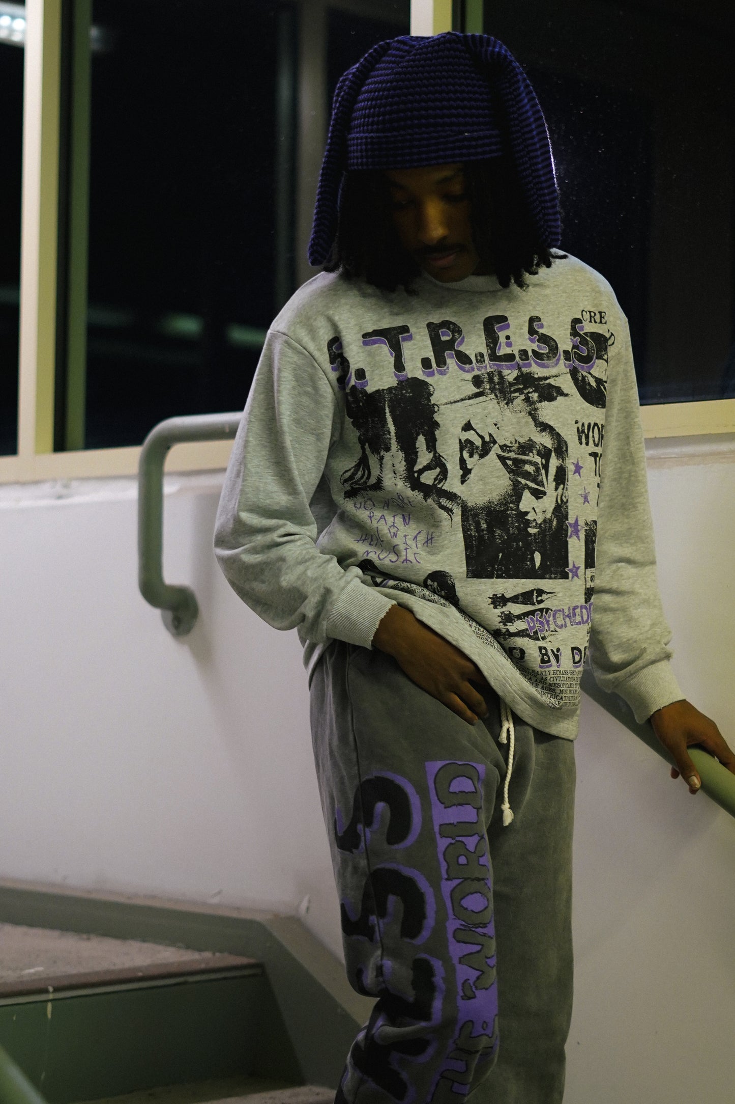 STRESS ‘Heal the World’ Sweatpants